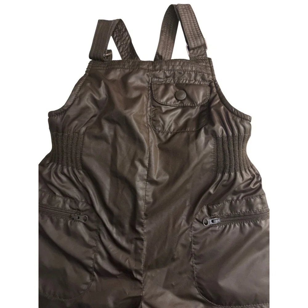 Old Navy Brown Fleece Lined Snow Bib‎ Overalls 3T